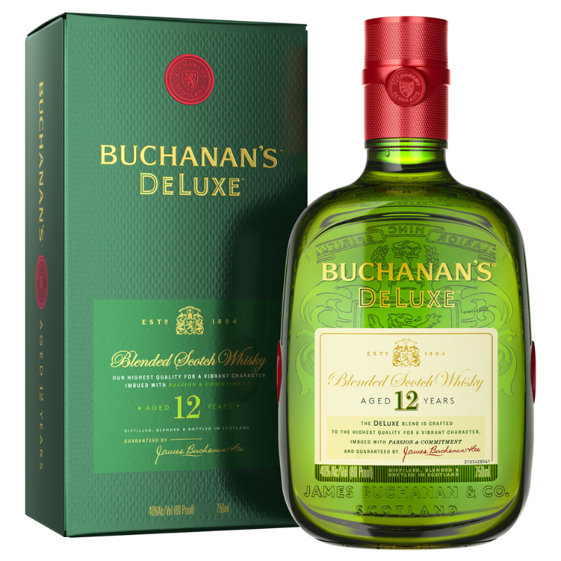 Buchanans 12 Years Scotch Whiskey 750ml – THE BOTTLE HOUSE