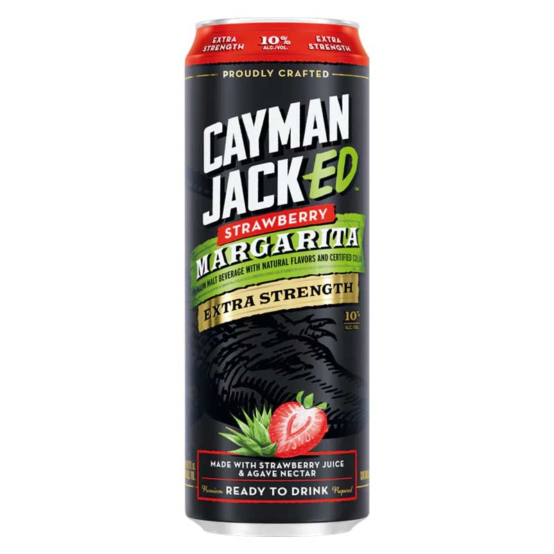Cayman Jacked Strawberry Margarita Extra Strength 19.2oz – THE